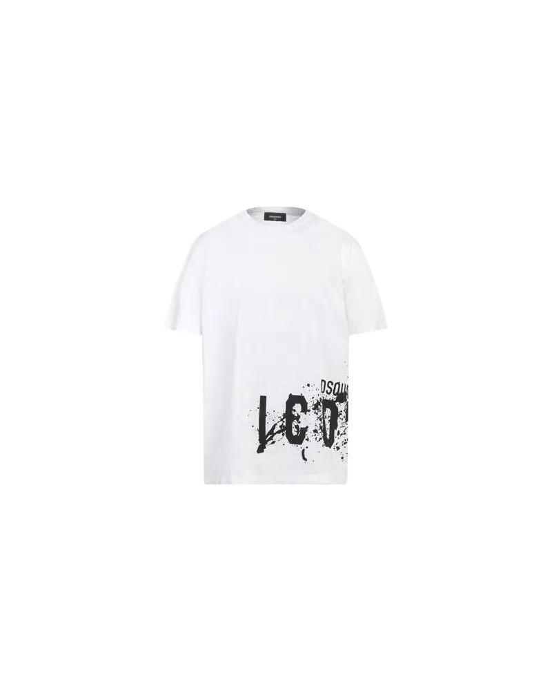 Dsquared2 ICON - TOPS - T-shirtsauf YOOX.COM Weiß