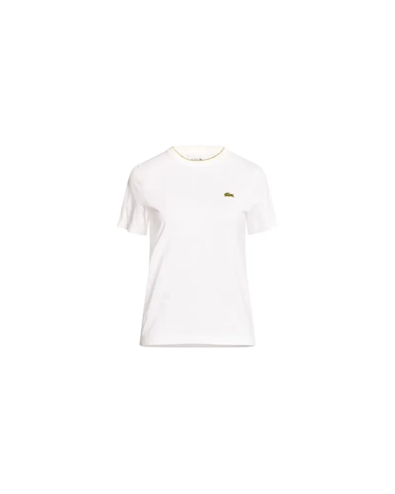 Lacoste TOPS - T-shirtsauf YOOX.COM Weiß