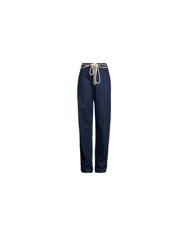 SPORTMAX HOSEN & RÖCKE - Jeanshosenauf YOOX.COM Blau