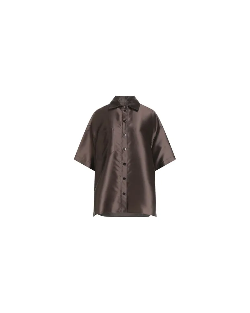 Sandro TOPS - Hemdenauf YOOX.COM Schokobraun