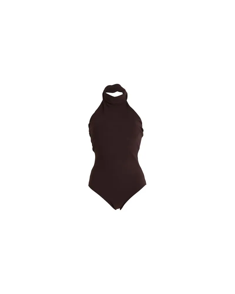 Chiara Boni TOPS - Bodysuitsauf YOOX.COM Dunkelbraun