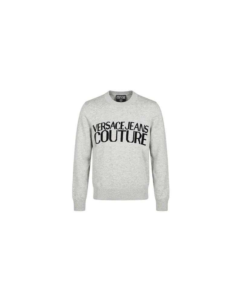 Versace Jeans STRICKWAREN - Pulloverauf YOOX.COM Hellgrau