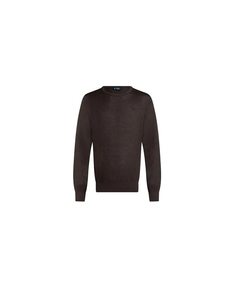 Hackett STRICKWAREN - Pulloverauf YOOX.COM Dunkelbraun