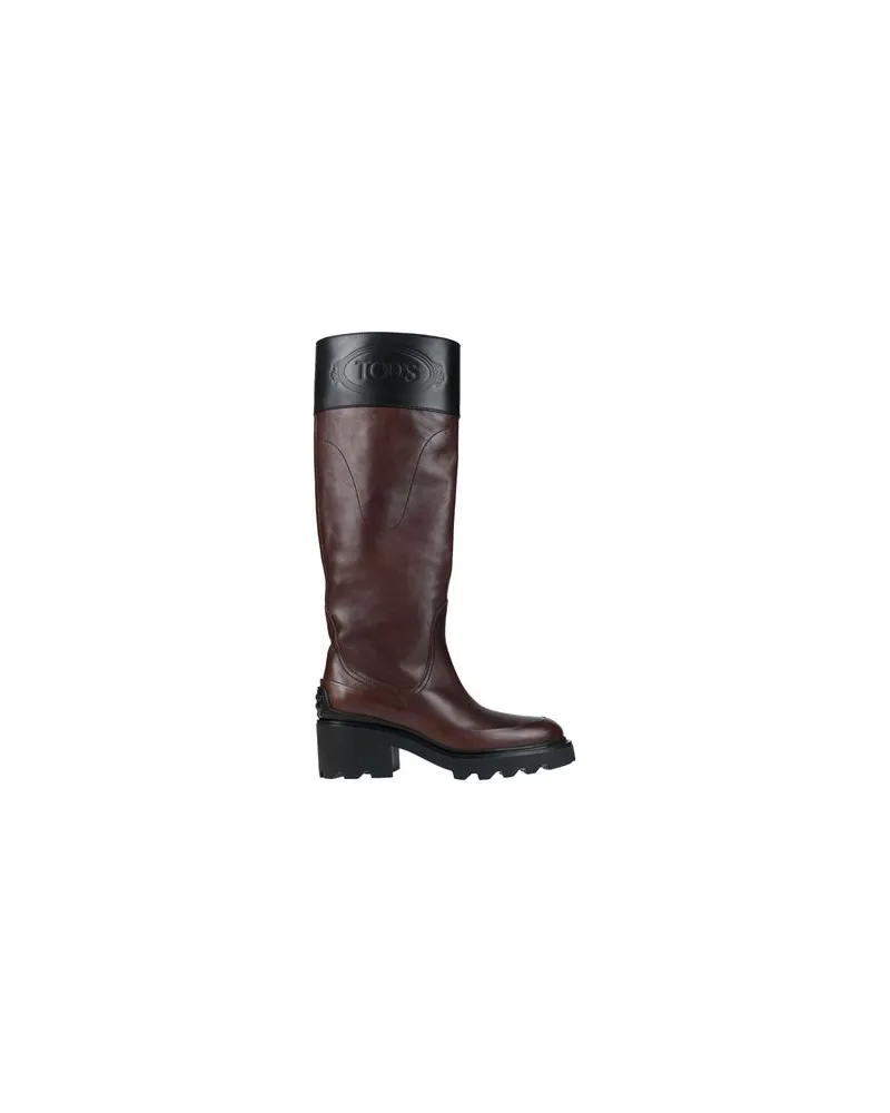 TOD'S SCHUHE - Stiefelauf YOOX.COM Dunkelbraun