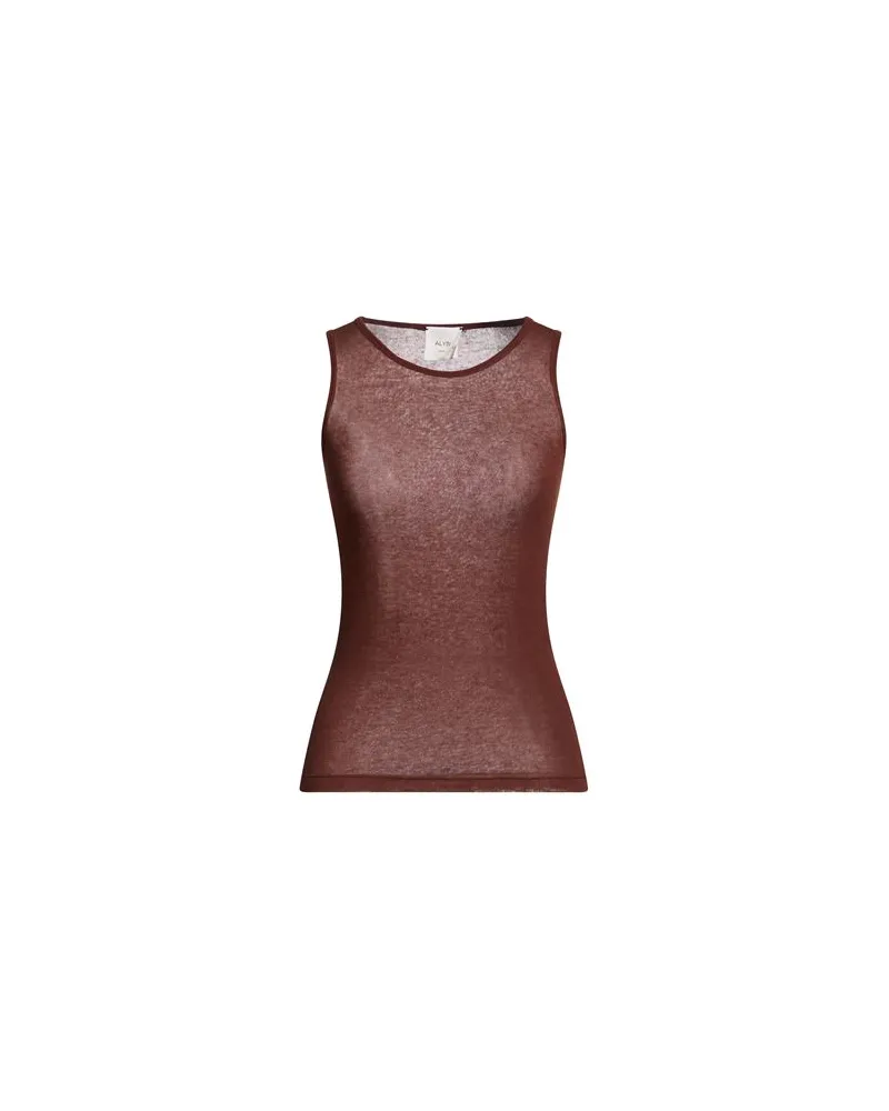 ALYSI TOPS - Topsauf YOOX.COM Schokobraun