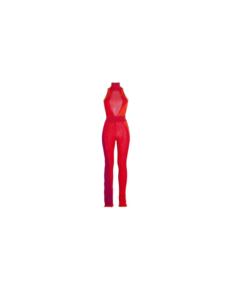 Dondup OVERALLS - Jumpsuitsauf YOOX.COM Rot