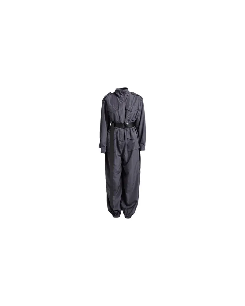 Norma Kamali OVERALLS - Jumpsuitsauf YOOX.COM Braungrau