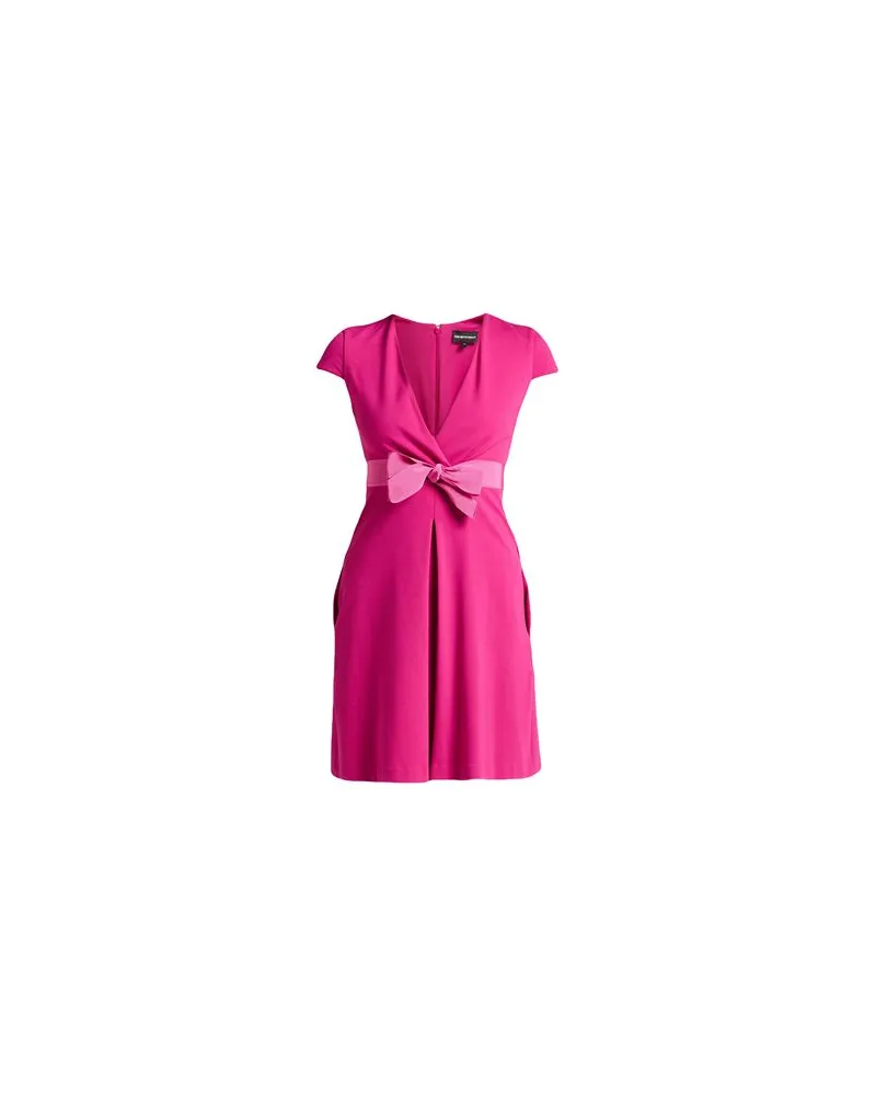 Emporio Armani KLEIDER - Mini-Kleiderauf YOOX.COM Fuchsia