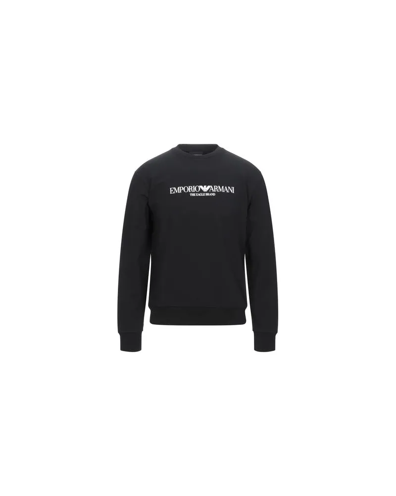 Emporio Armani TOPS - Sweatshirtsauf YOOX.COM Schwarz