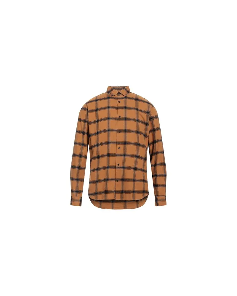 Jack & Jones TOPS - Hemdenauf YOOX.COM Kamel