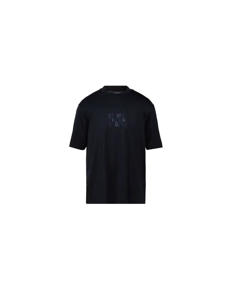 Emporio Armani TOPS - T-shirtsauf YOOX.COM Marineblau