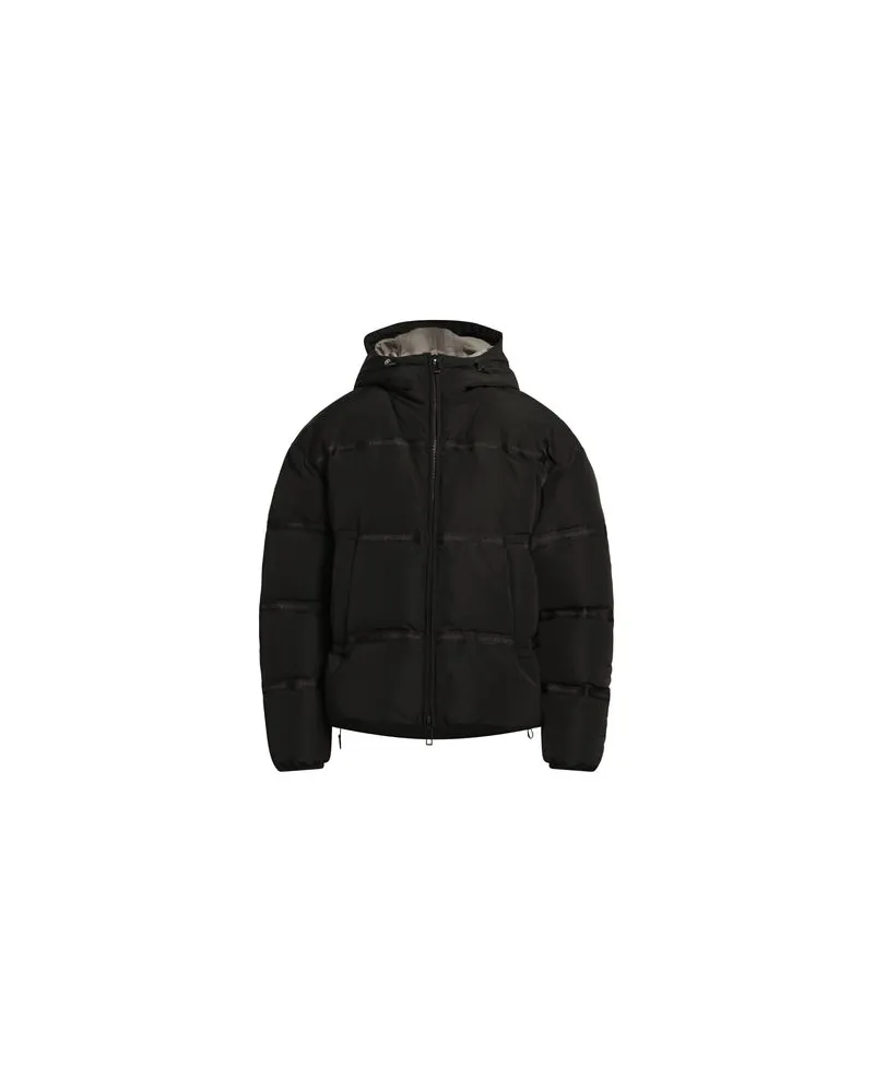 Emporio Armani JACKEN & MÄNTEL - Pufferjacken & Daunenjackenauf YOOX.COM Schwarz