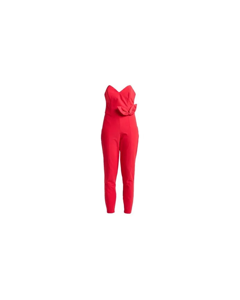 Elisabetta Franchi OVERALLS - Jumpsuitsauf YOOX.COM Rot