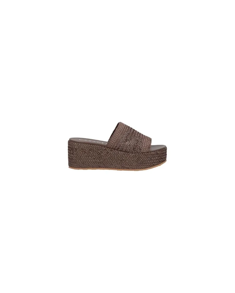 Casadei SCHUHE - Sandalenauf YOOX.COM Dunkelbraun