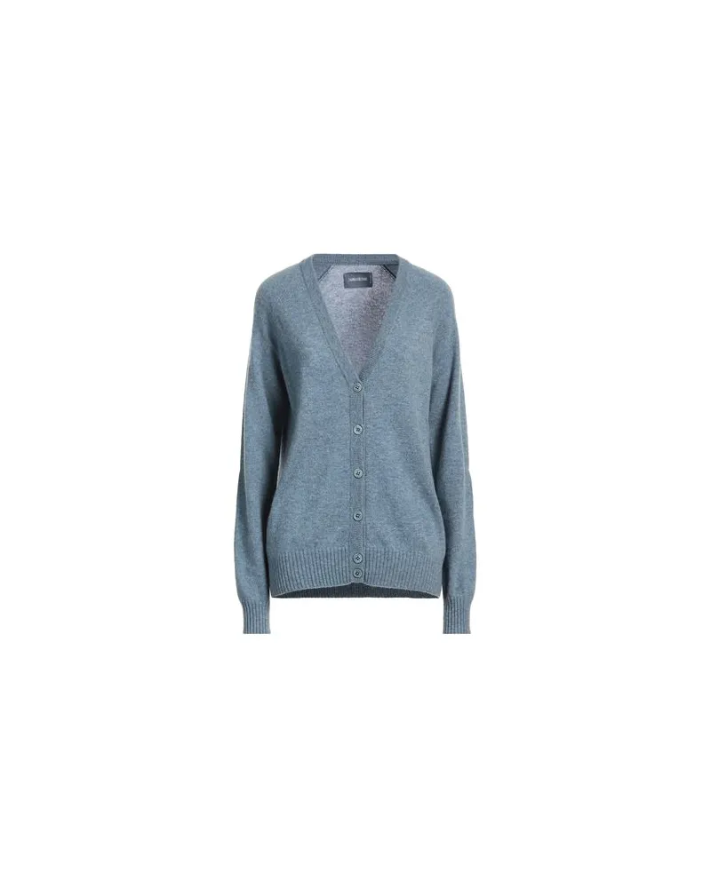 Zadig & Voltaire STRICKWAREN - Strickjackenauf YOOX.COM Taubenblau