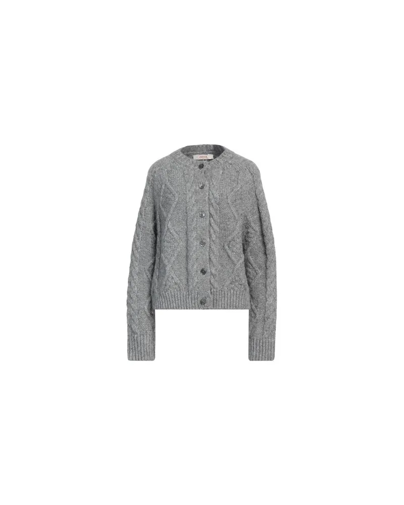 Jucca STRICKWAREN - Strickjackenauf YOOX.COM Grau