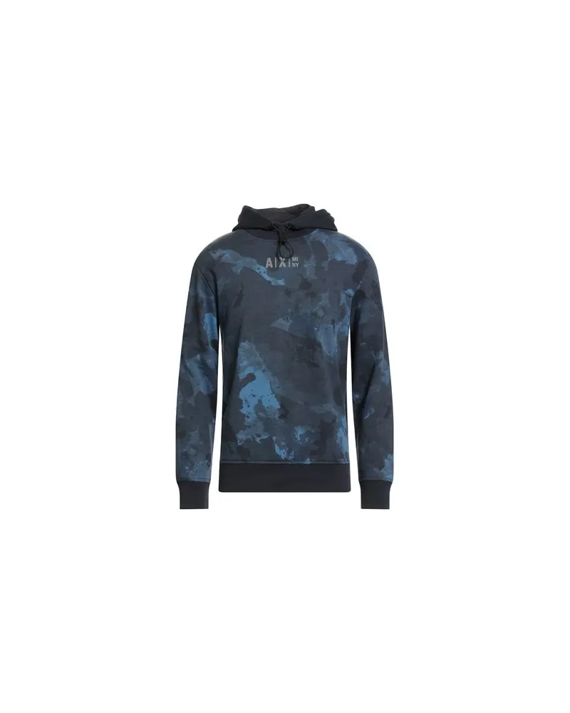 Armani Exchange TOPS - Sweatshirtsauf YOOX.COM Taubenblau
