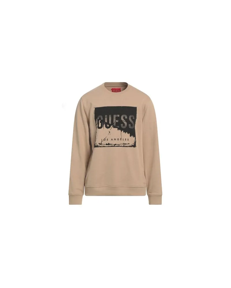 Guess TOPS - Sweatshirtsauf YOOX.COM Beige