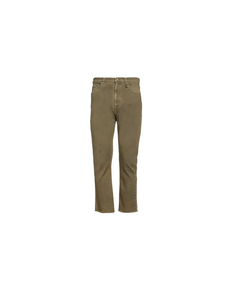 N° 21 HOSEN & RÖCKE - Jeanshosenauf YOOX.COM Militärgrün