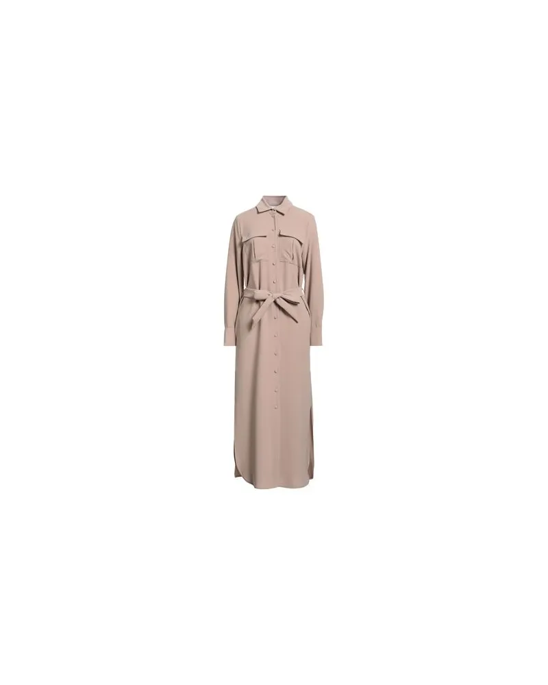 Compagnia Italiana KLEIDER - Maxi-Kleiderauf YOOX.COM Beige