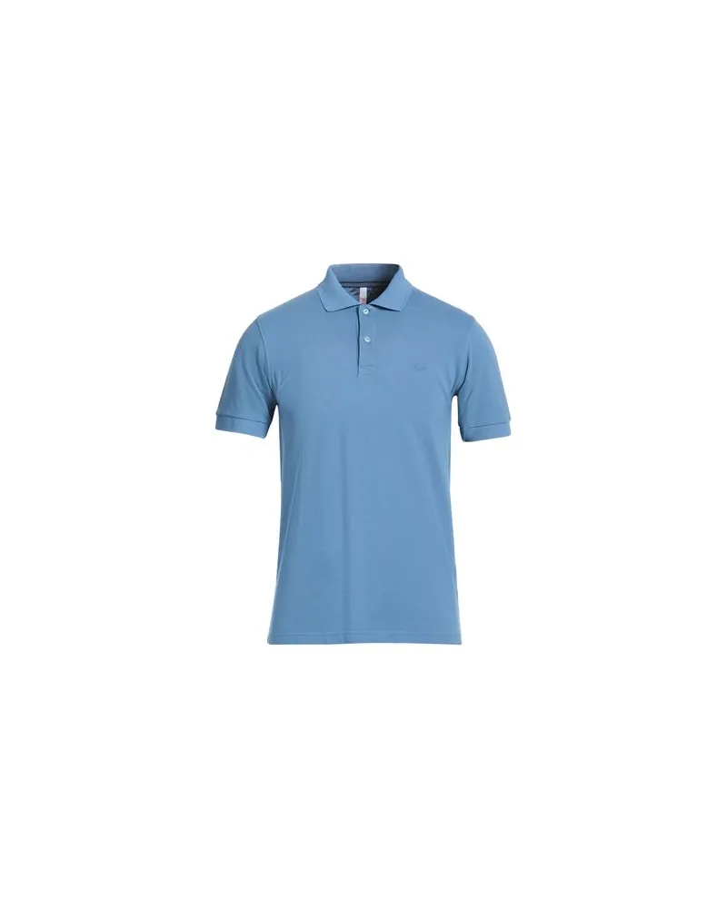 Sun68 TOPS - Poloshirtsauf YOOX.COM Taubenblau