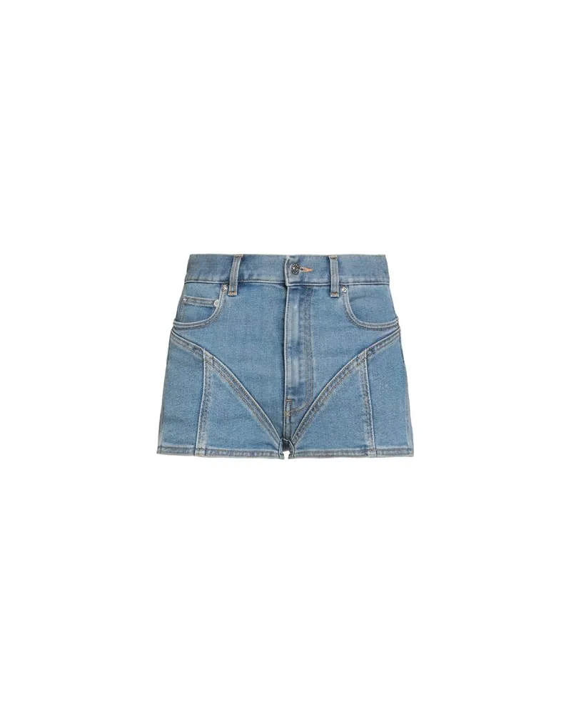 Thierry Mugler HOSEN & RÖCKE - Jeansshortsauf YOOX.COM Blau