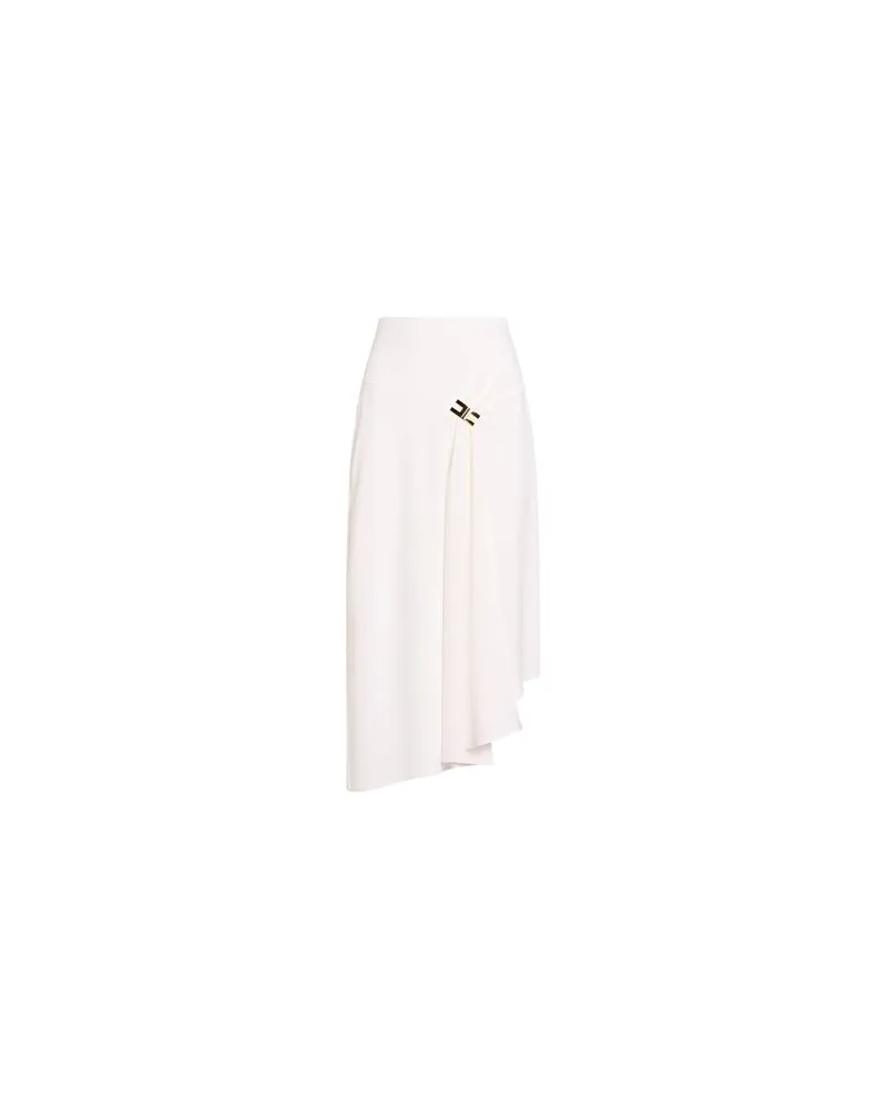 Elisabetta Franchi HOSEN & RÖCKE - Midi-Röckeauf YOOX.COM Weiß