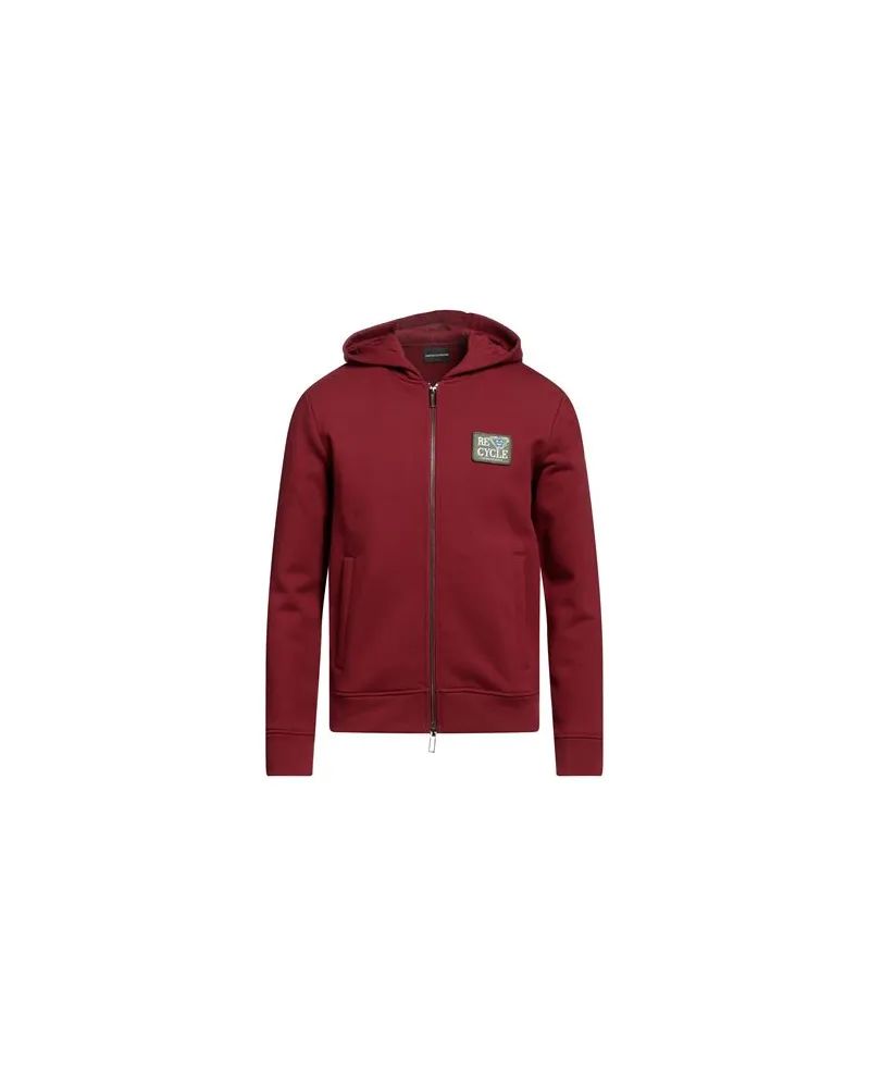 Emporio Armani TOPS - Sweatshirtsauf YOOX.COM Ziegelrot