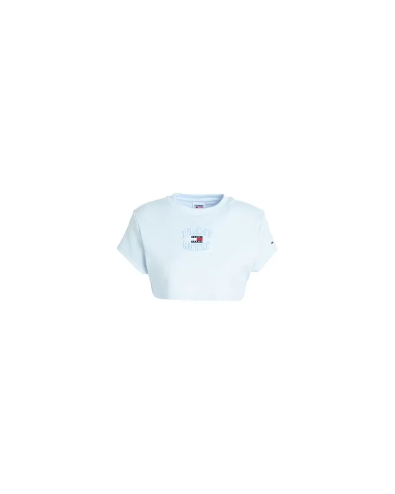 Tommy Hilfiger TOPS - T-shirtsauf YOOX.COM Himmelblau