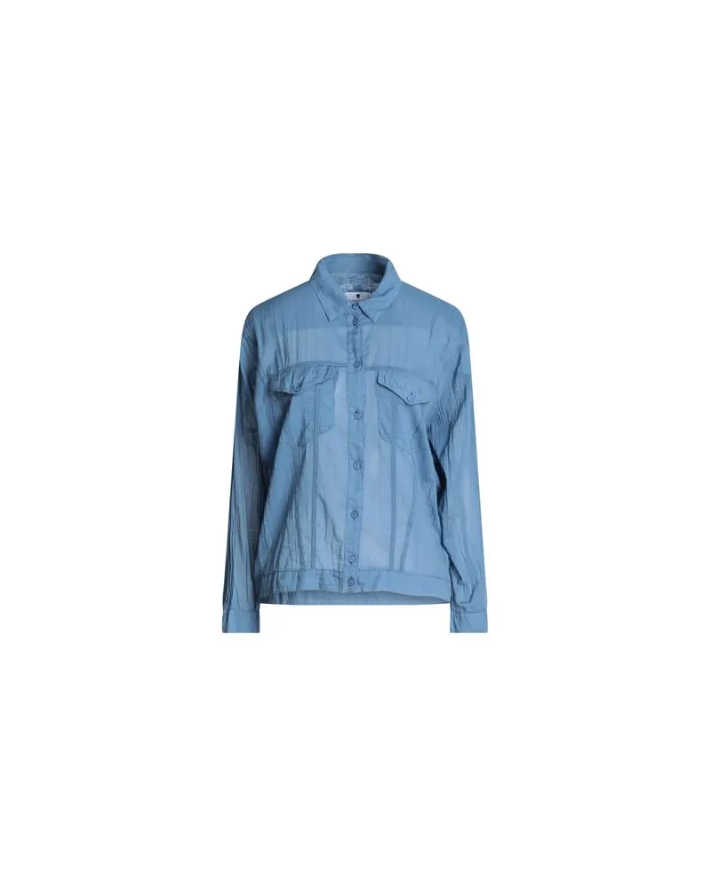 European Culture TOPS - Hemdenauf YOOX.COM Taubenblau