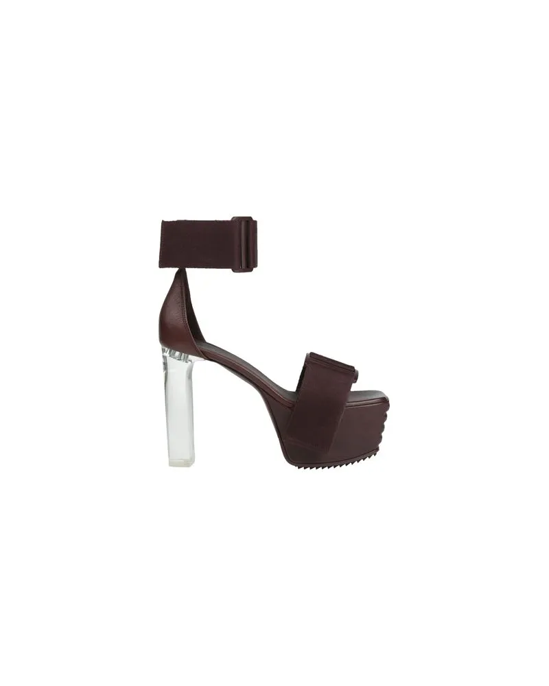 Rick Owens SCHUHE - Sandalenauf YOOX.COM Braun
