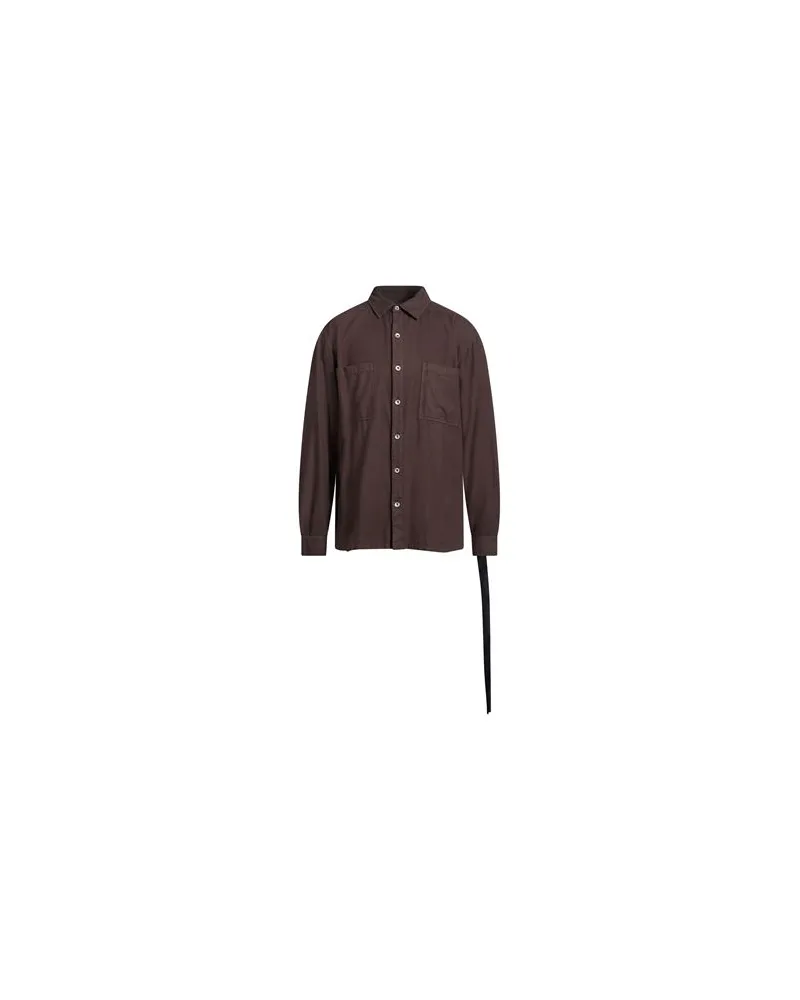 DRKSHDW by Rick Owens TOPS - Hemdenauf YOOX.COM Dunkelbraun