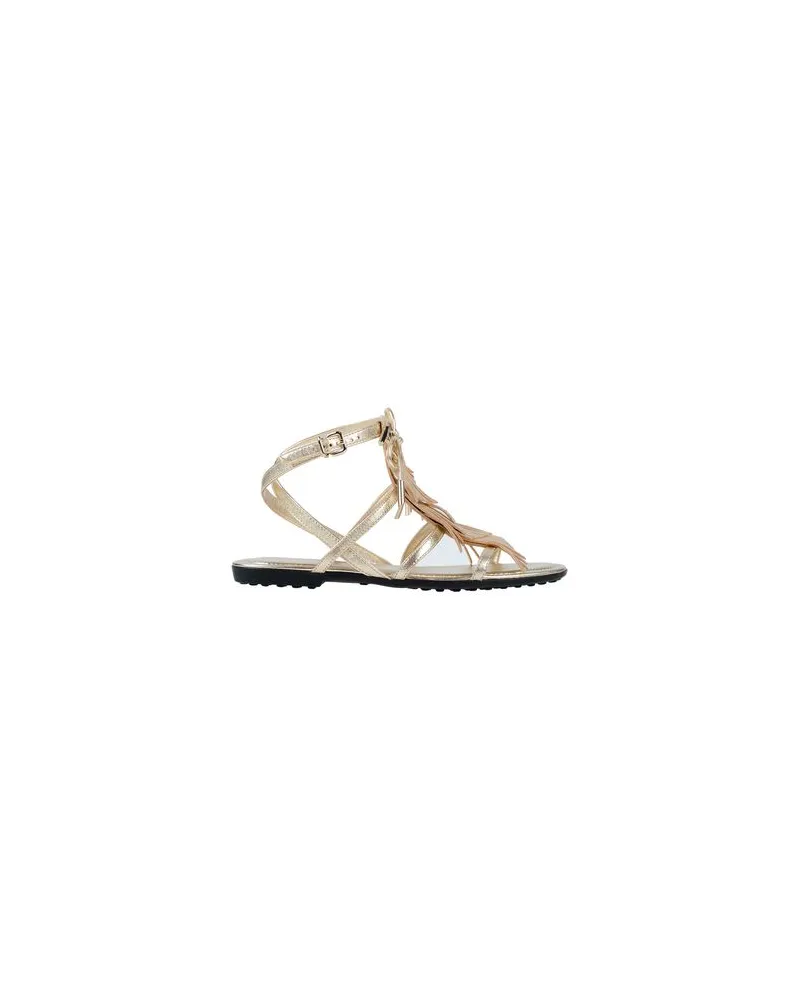 TOD'S SCHUHE - Sandalenauf YOOX.COM Gold