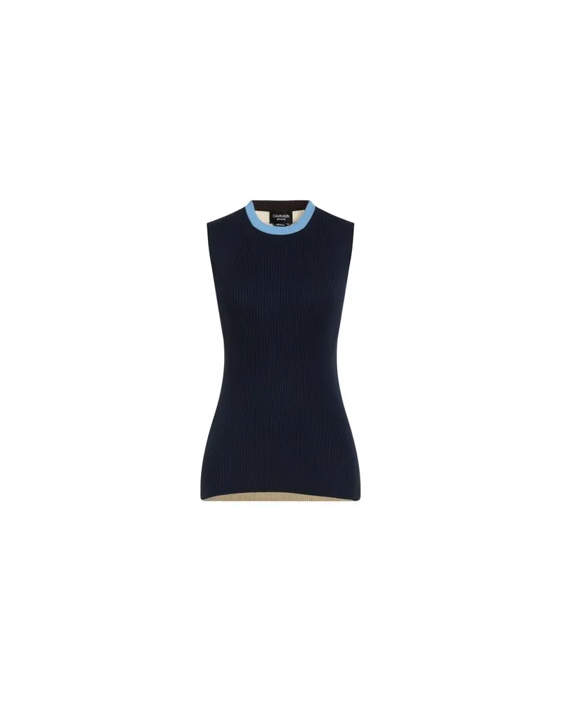 Calvin Klein STRICKWAREN - Pulloverauf YOOX.COM Nachtblau