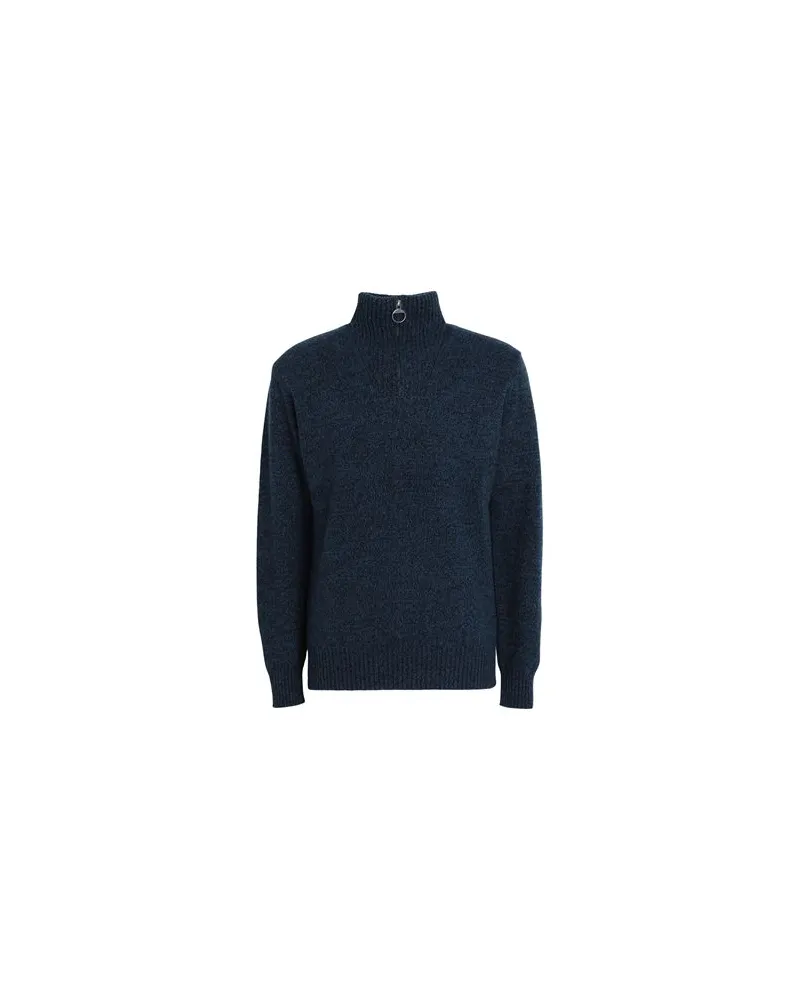 Barbour Essential Lambswool Half Zip  - STRICKWAREN - Rollkragenpulloverauf YOOX.COM Marineblau