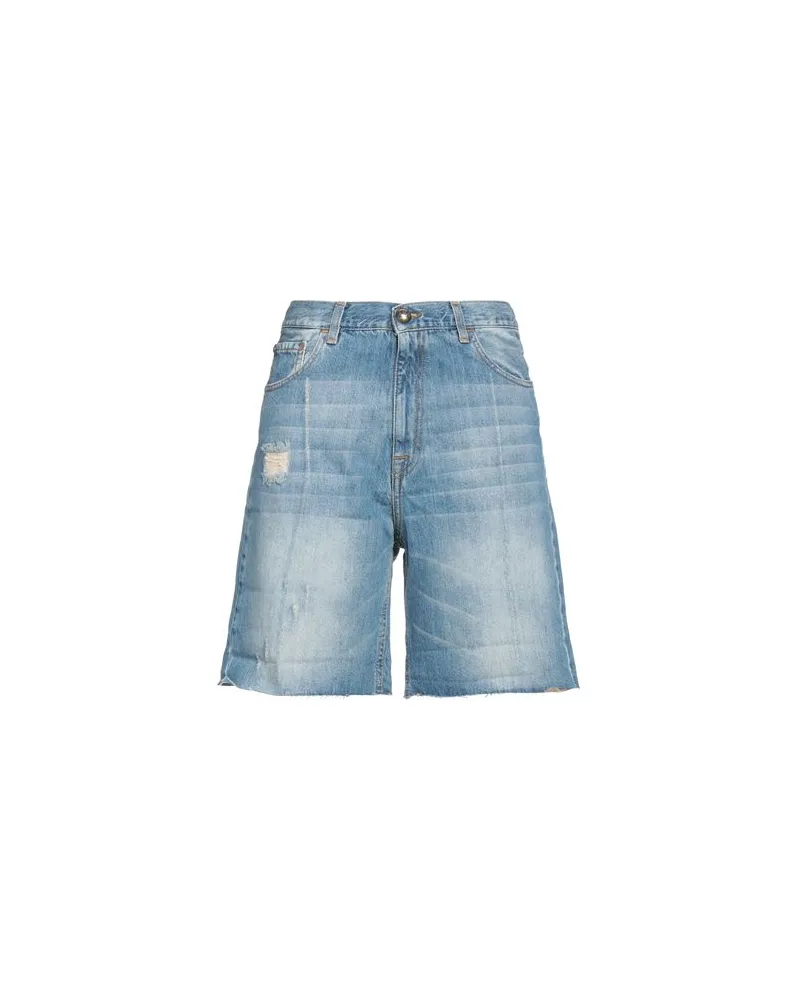 Nolita HOSEN & RÖCKE - Jeansshortsauf YOOX.COM Blau