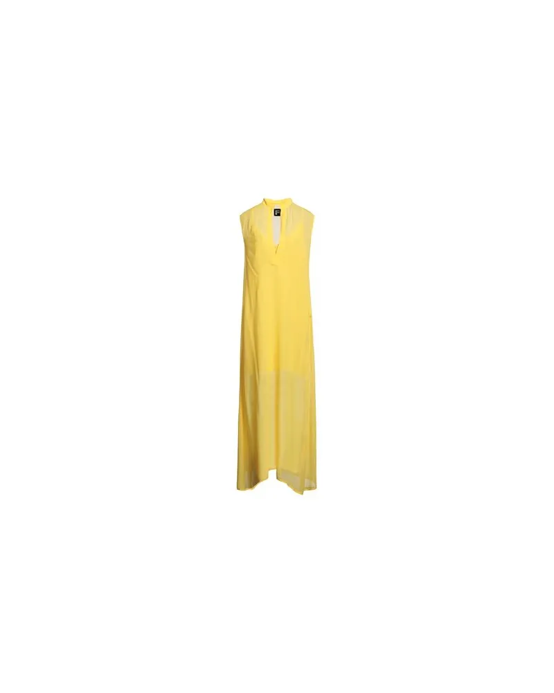 FISICO-Cristina Ferrari KLEIDER - Maxi-Kleiderauf YOOX.COM Gelb