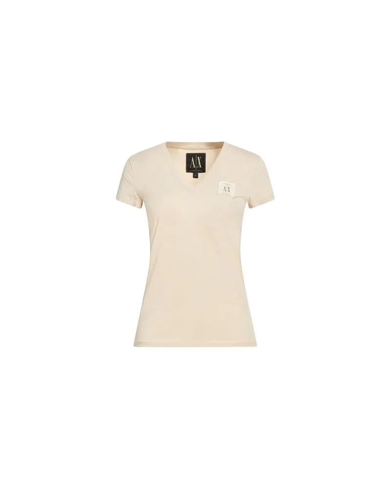 Armani Exchange TOPS - T-shirtsauf YOOX.COM Beige