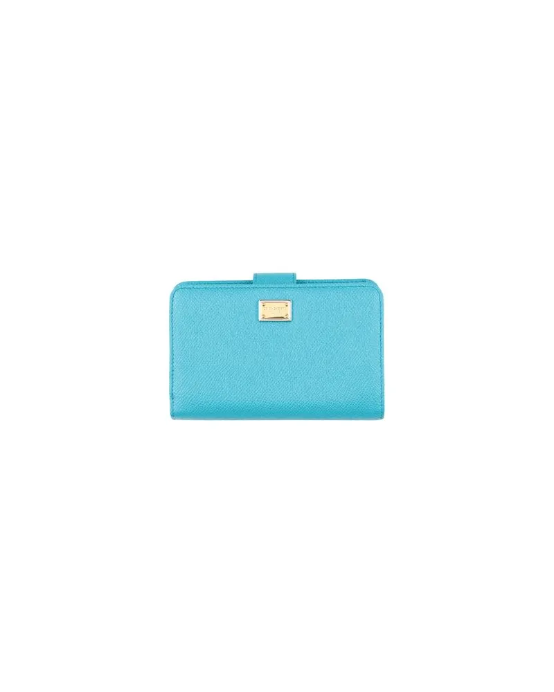 Dolce & Gabbana Kleinlederwaren - Brieftaschenauf YOOX.COM Azurblau