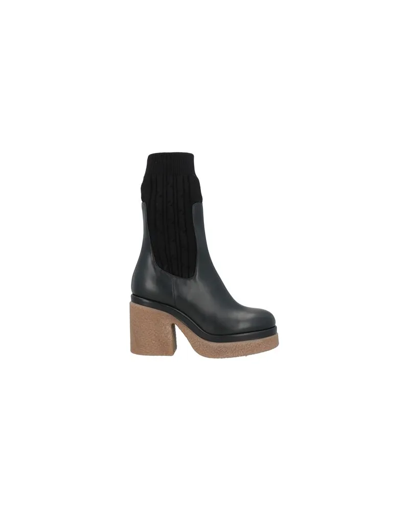 AGNONA SCHUHE - Stiefelettenauf YOOX.COM Schwarz