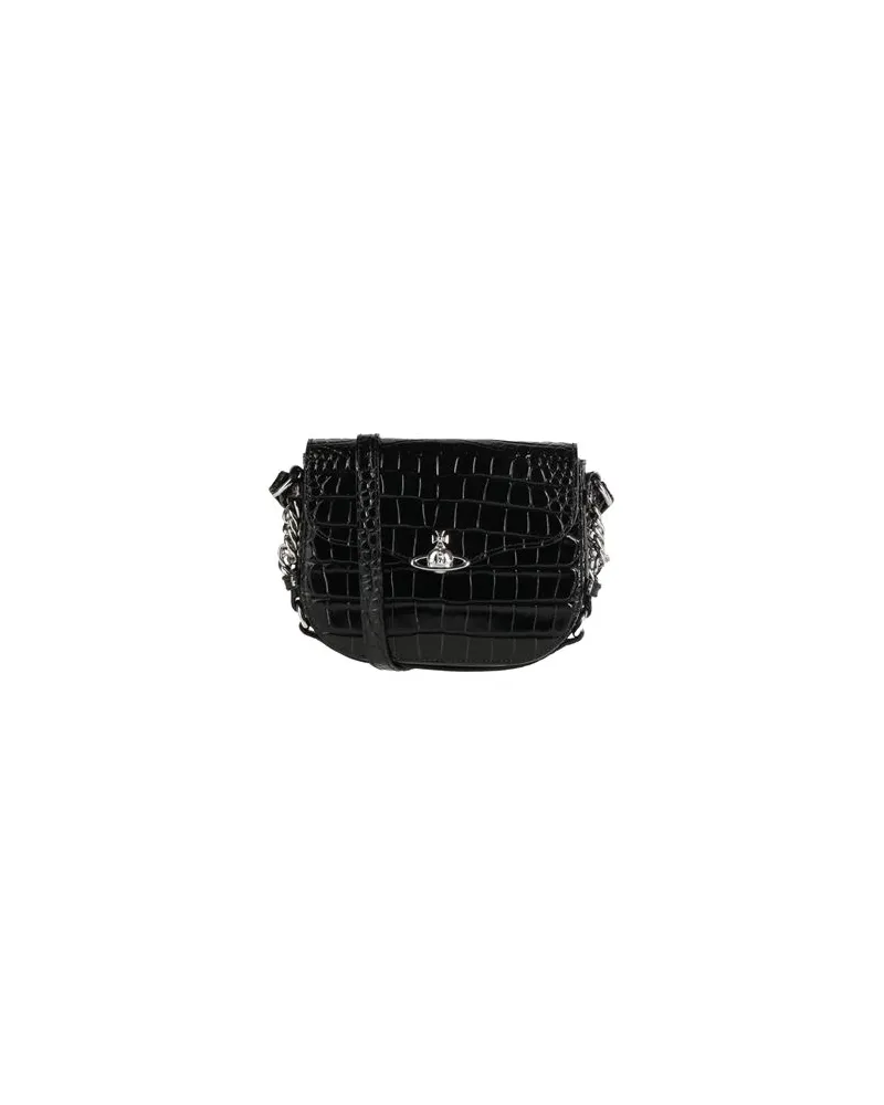 Vivienne Westwood HUNTER FLAP CROSSBODY - TASCHEN - Umhängetascheauf YOOX.COM Schwarz