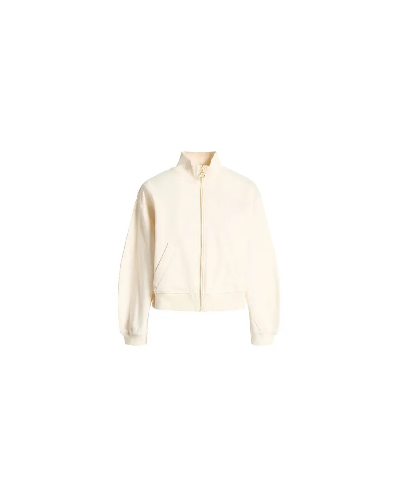 Twin-Set TOPS - Sweatshirtsauf YOOX.COM Cremeweiß