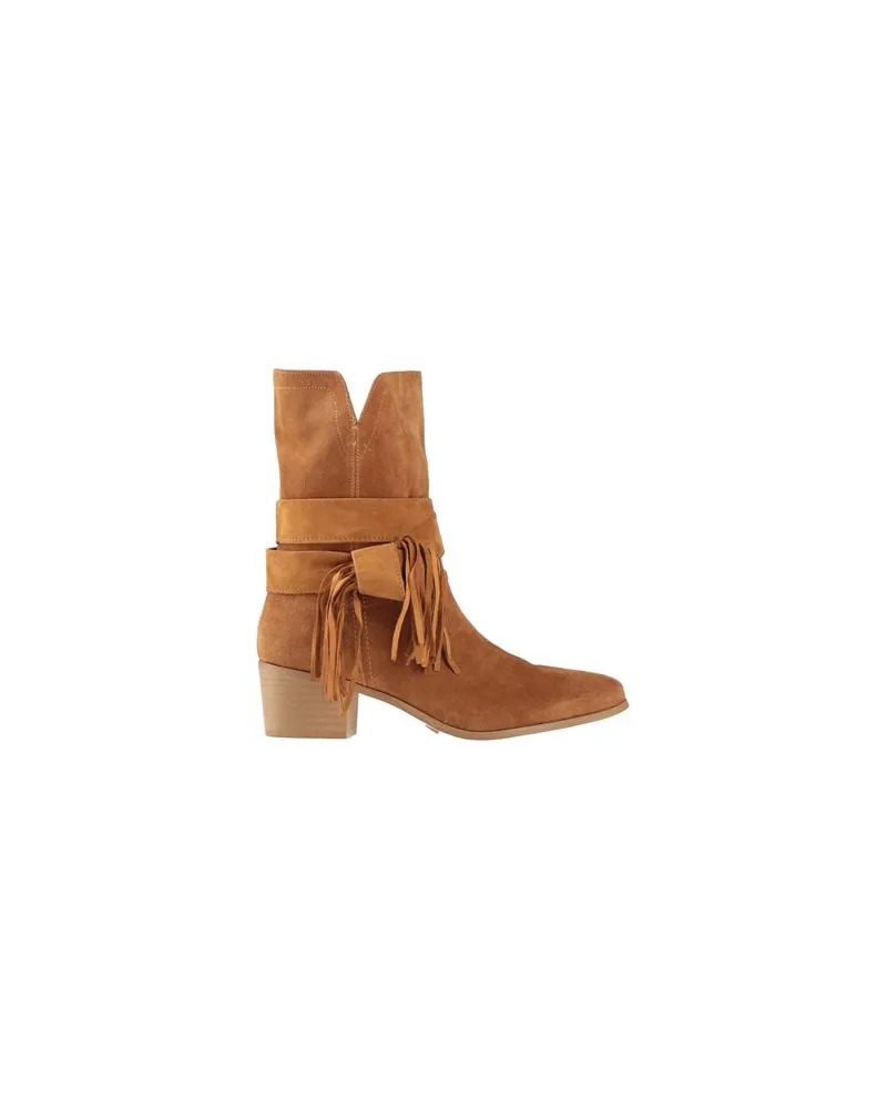 STELE SCHUHE - Stiefelettenauf YOOX.COM Kamel
