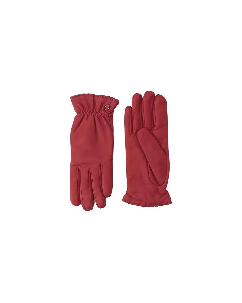 Orciani ACCESSOIRES - Handschuheauf YOOX.COM Ziegelrot
