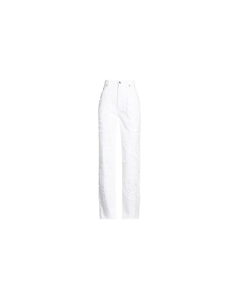 Dolce & Gabbana HOSEN & RÖCKE - Jeanshosenauf YOOX.COM Weiß