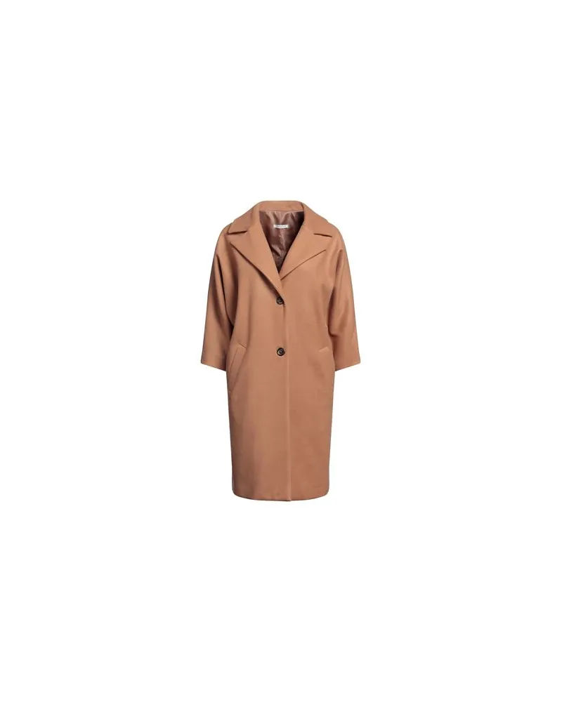Biancoghiaccio JACKEN & MÄNTEL - Mäntelauf YOOX.COM Kamel