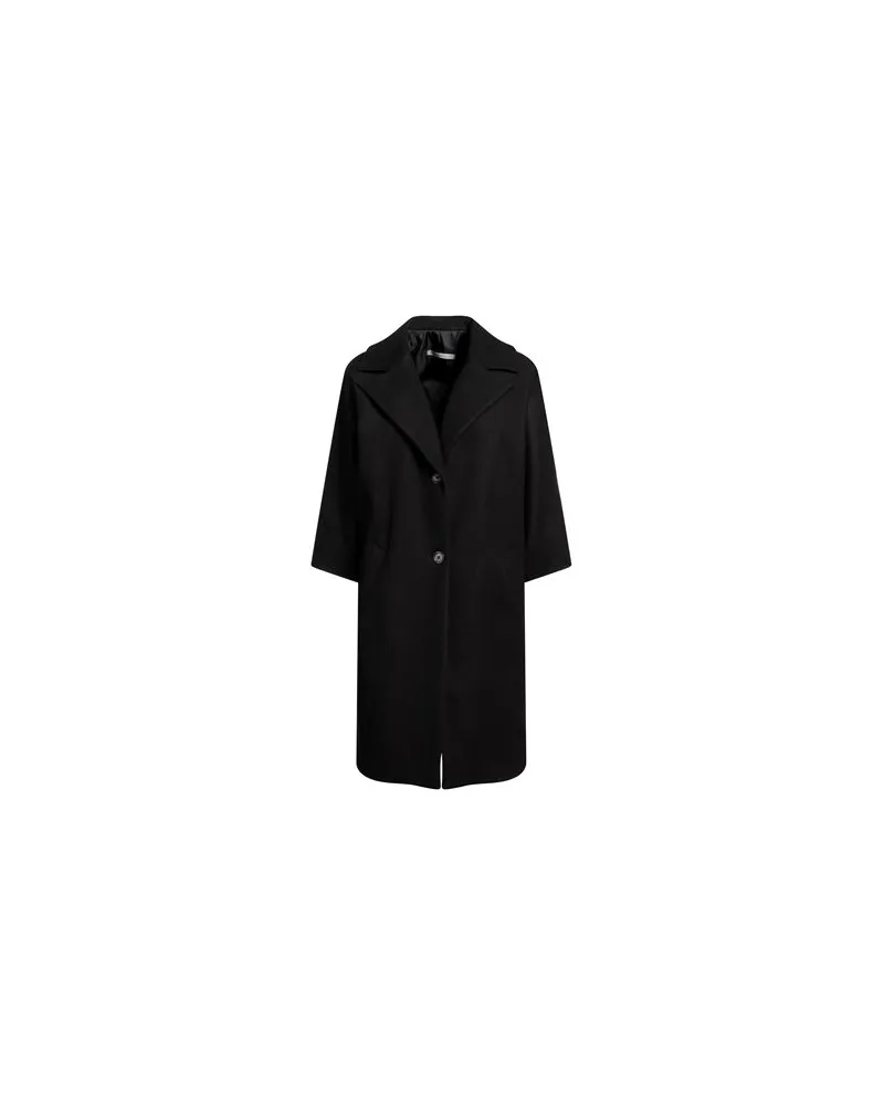 Biancoghiaccio JACKEN & MÄNTEL - Mäntelauf YOOX.COM Schwarz