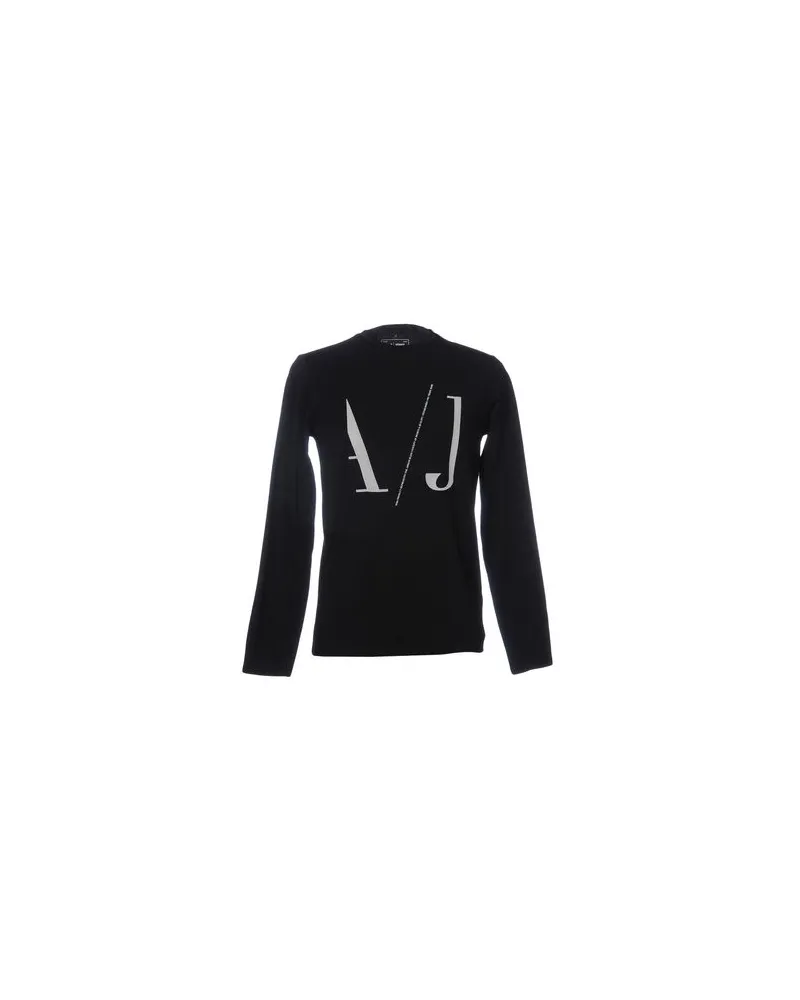 Armani Jeans TOPS - T-shirtsauf YOOX.COM Schwarz