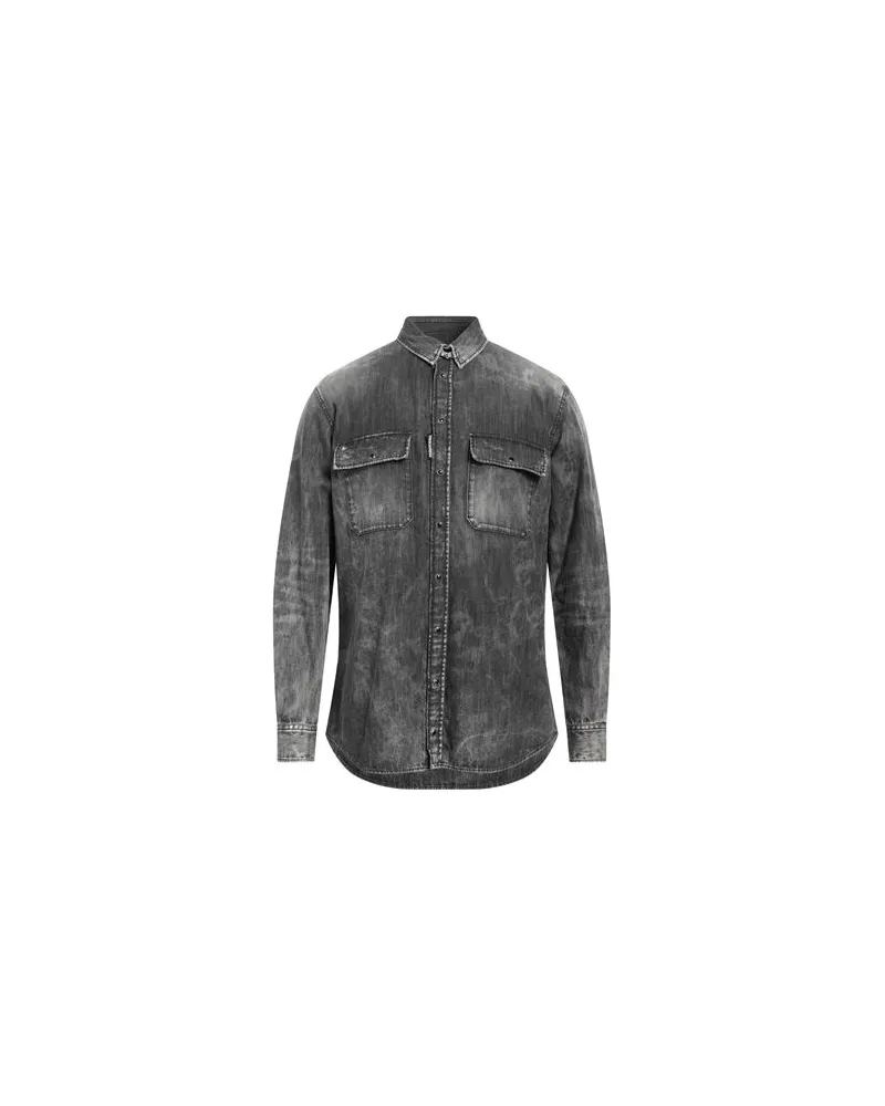 Dsquared2 TOPS - Jeanshemdenauf YOOX.COM Schwarz