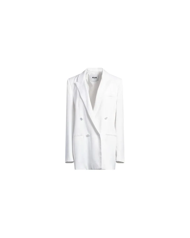 MSGM ANZÜGE und CO-ORDS - Blazersauf YOOX.COM Weiß